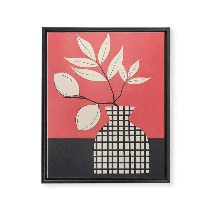 Lemon Stillness 7 Framed Canvas Print Gallery Image 1