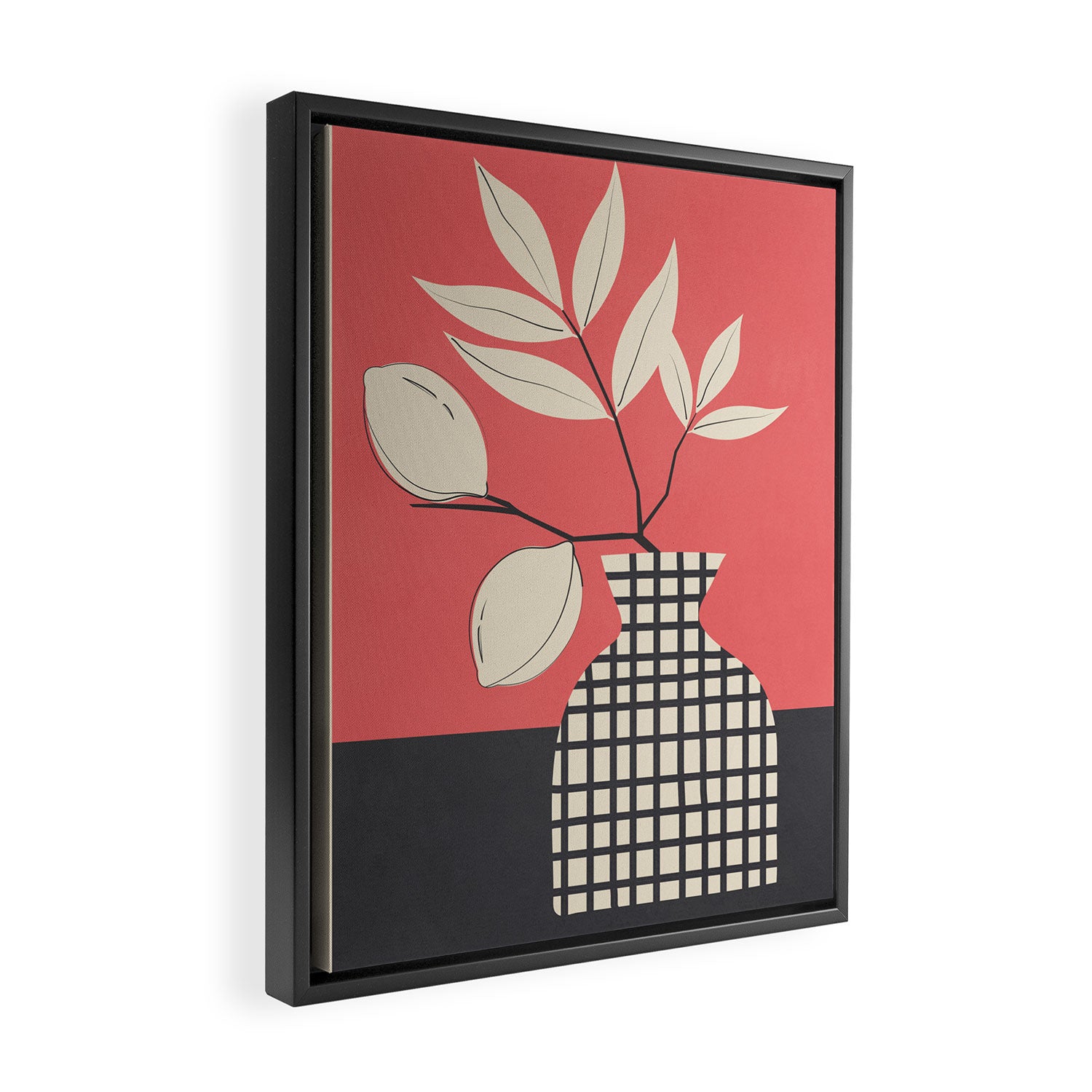 Lemon Stillness 7 Framed Canvas Print Gallery Image 2