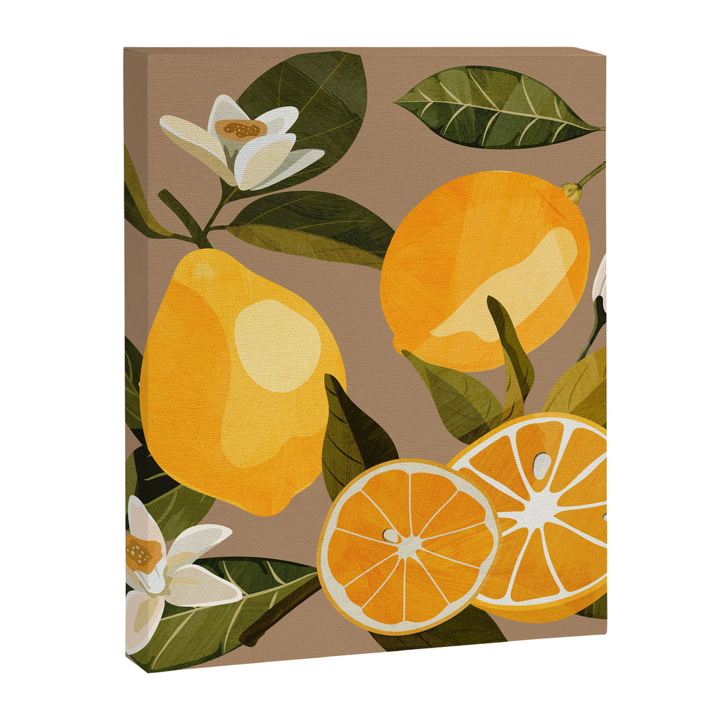 Lemons Botanical Art 2 Canvas Print Gallery Image 8