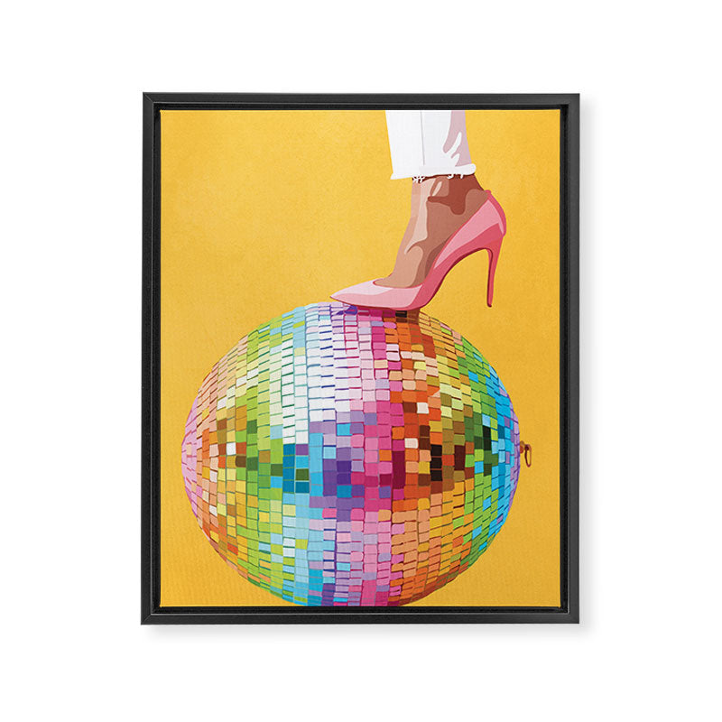 Lights of the Disco 2 Framed Canvas Print Gallery Image 6