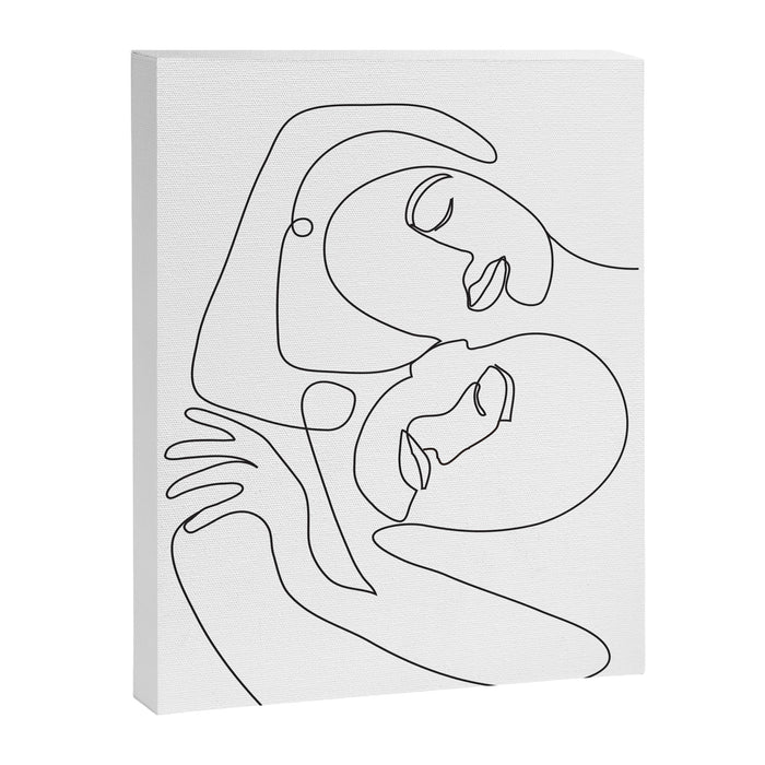 Line Faces 03 Canvas Print Gallery Image 1