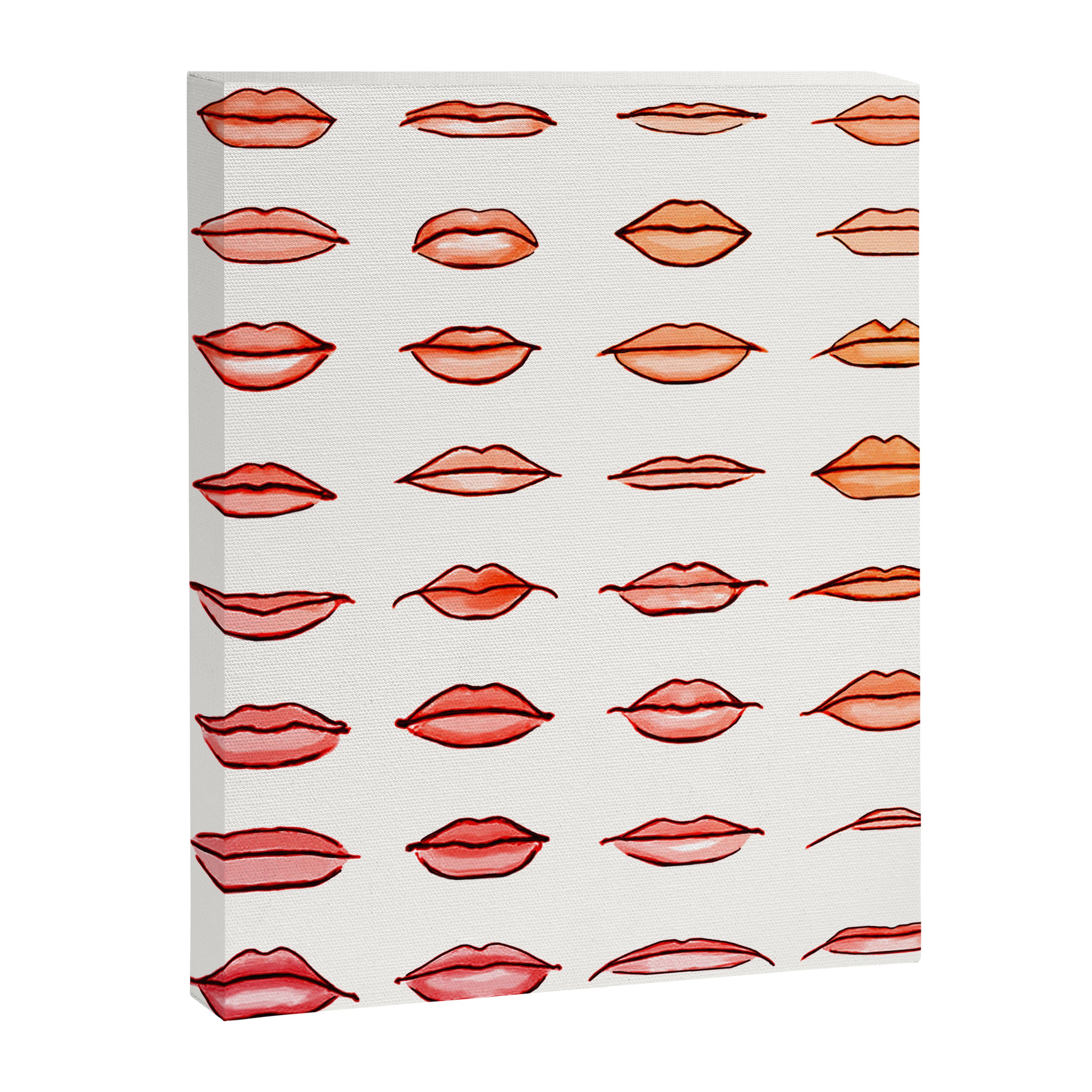 Lips II Canvas Print Gallery Image 8