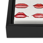 Lips II Framed Canvas Print Gallery Image 3