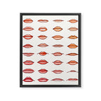 Lips II Framed Canvas Print Gallery Image 8