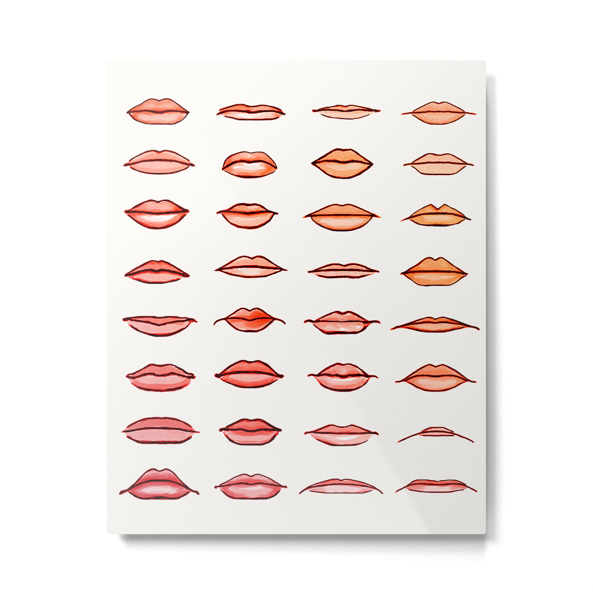 Lips II Metal Print Gallery Image 6