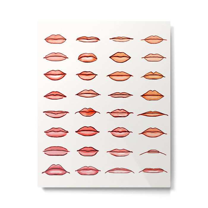 Lips II Metal Print Gallery Image 1