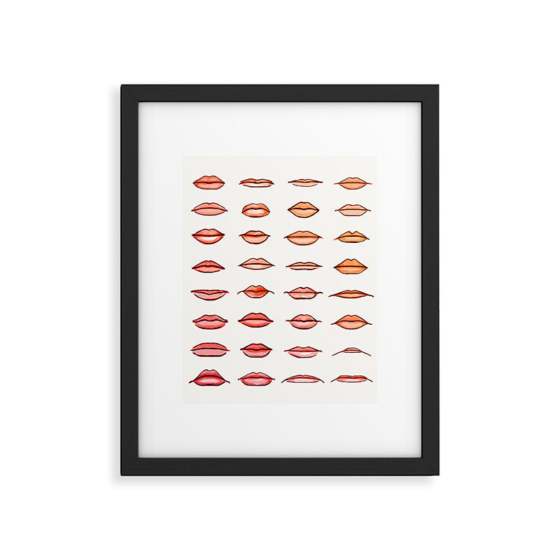Lips II Framed Art Print Gallery Image 6