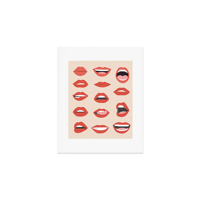 Lips III Art Print Gallery Image 1
