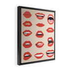 Lips III Framed Canvas Print Gallery Image 2