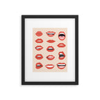 Lips III Framed Art Print Gallery Image 4