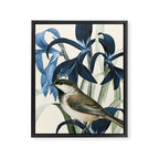 Little Bird and Flowers II Framed Canvas Print Gallery Image 6