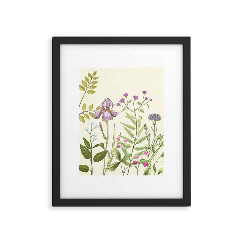 Little Blooming Wildflowers Framed Art Print Gallery Image 4