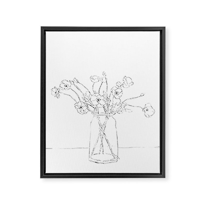 Little Gift Line Framed Canvas Print Gallery Image 6