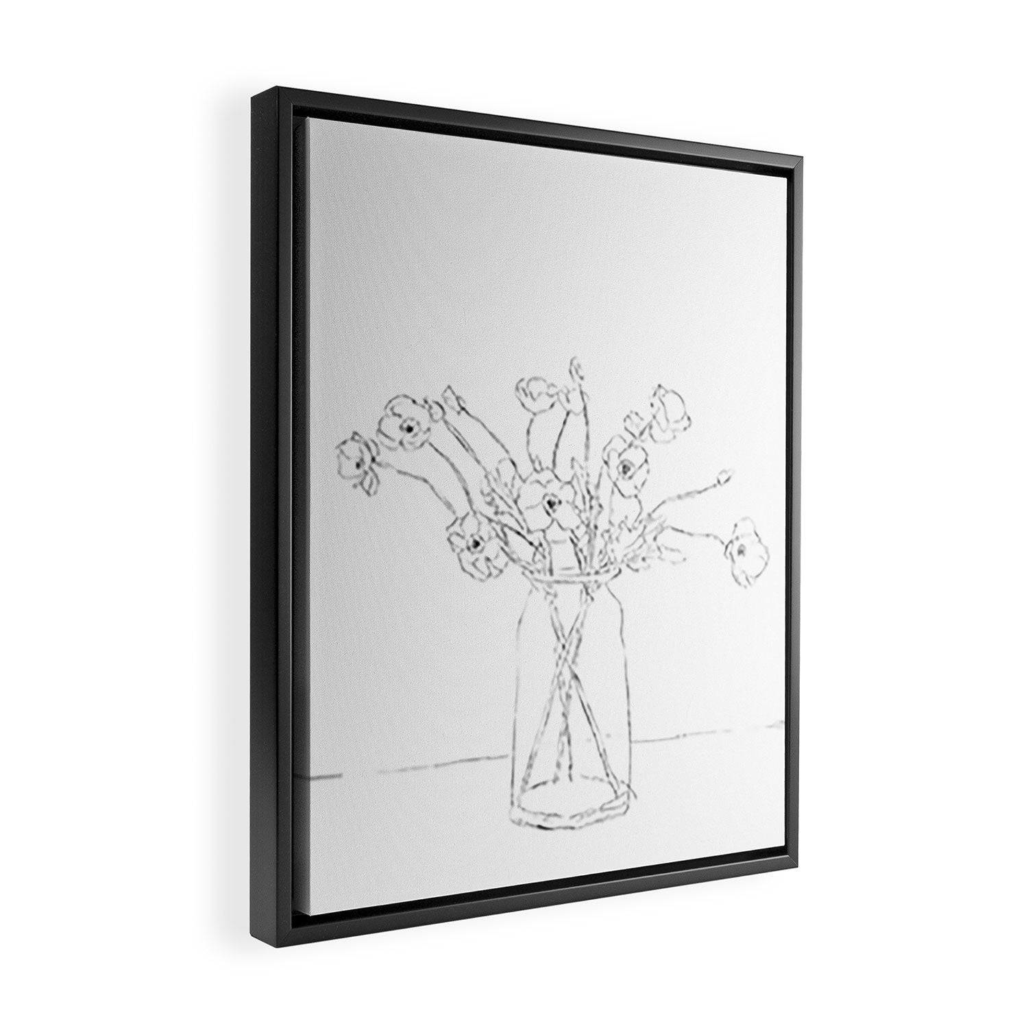 Little Gift Line Framed Canvas Print Gallery Image 2