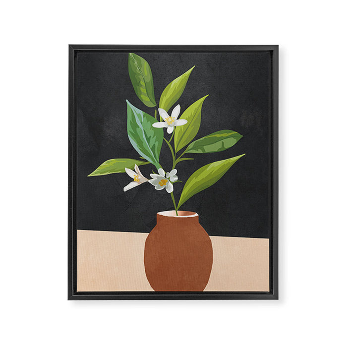 Little Pretty Bloom 3 Framed Canvas Print Gallery Image 1