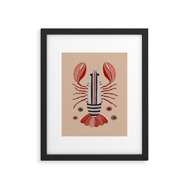 Lobster Framed Art Print Gallery Image 5