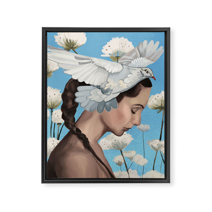 Make a wish Framed Canvas Print Gallery Image 1
