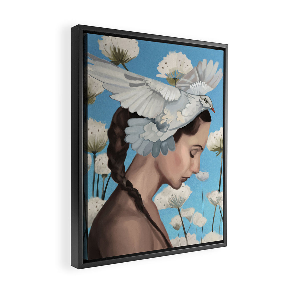 Make a wish Framed Canvas Print Gallery Image 2