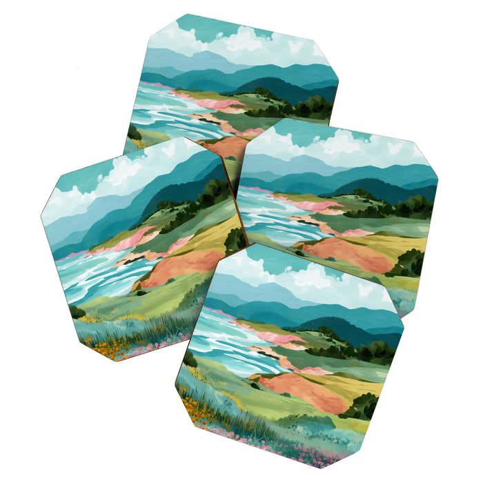 Meadow by the Sea Coaster Gallery Image 1