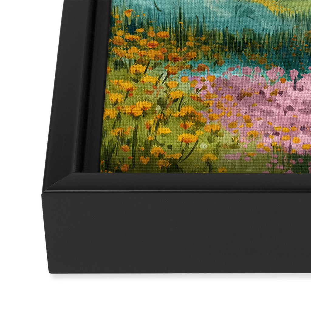 Meadow by the Sea Framed Canvas Print Gallery Image 3