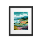Meadow by the Sea Framed Art Print Gallery Image 5