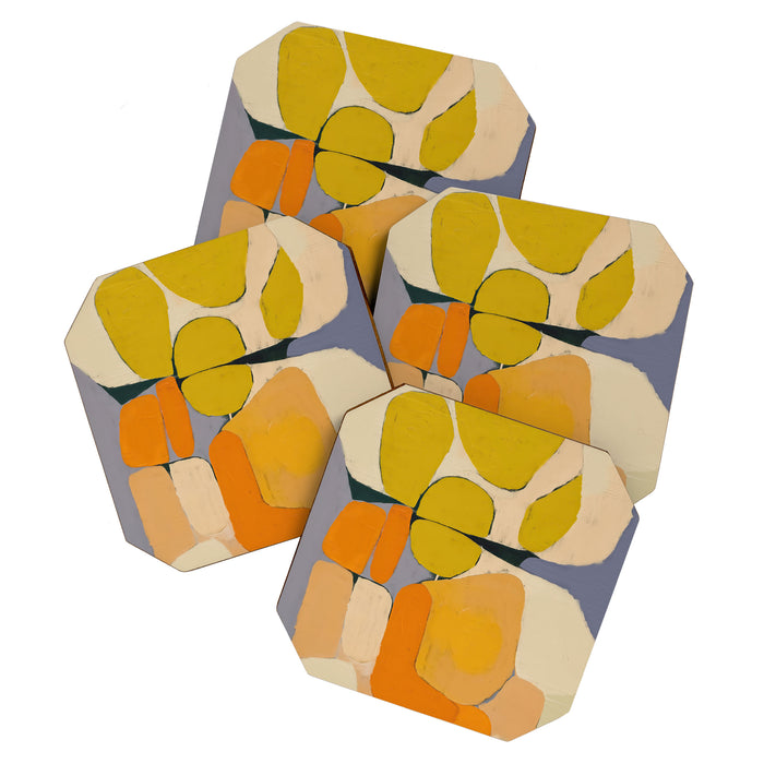 Mid Century Organic Shapes II Coaster Gallery Image 1
