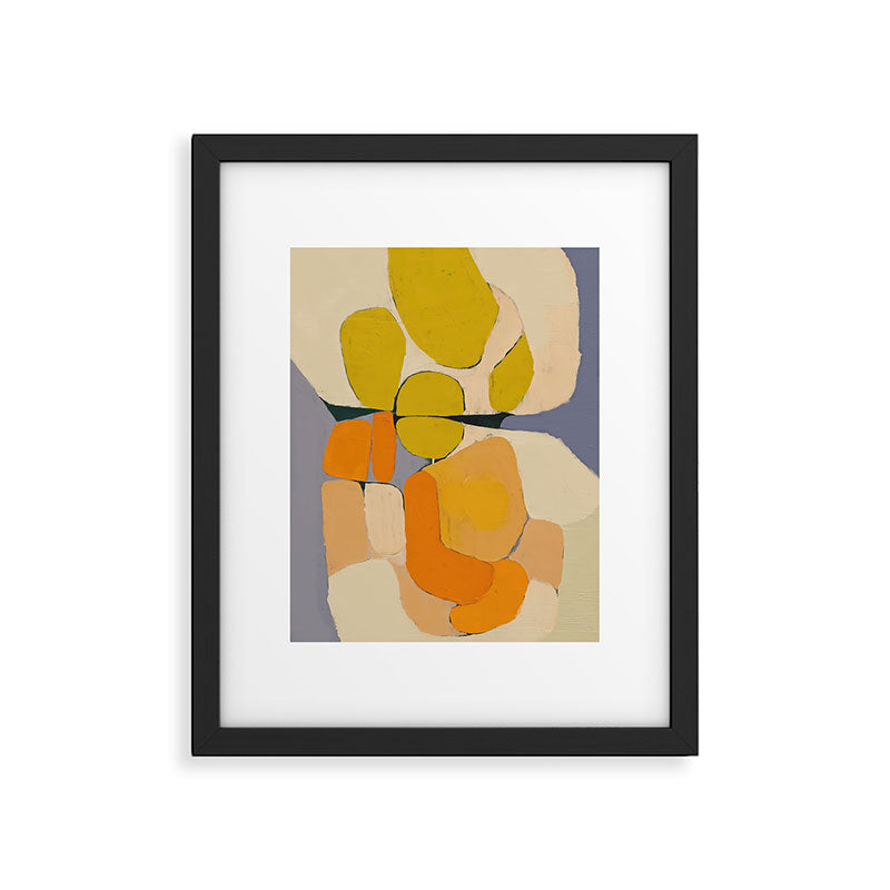 Mid Century Organic Shapes II Framed Art Print Gallery Image 5