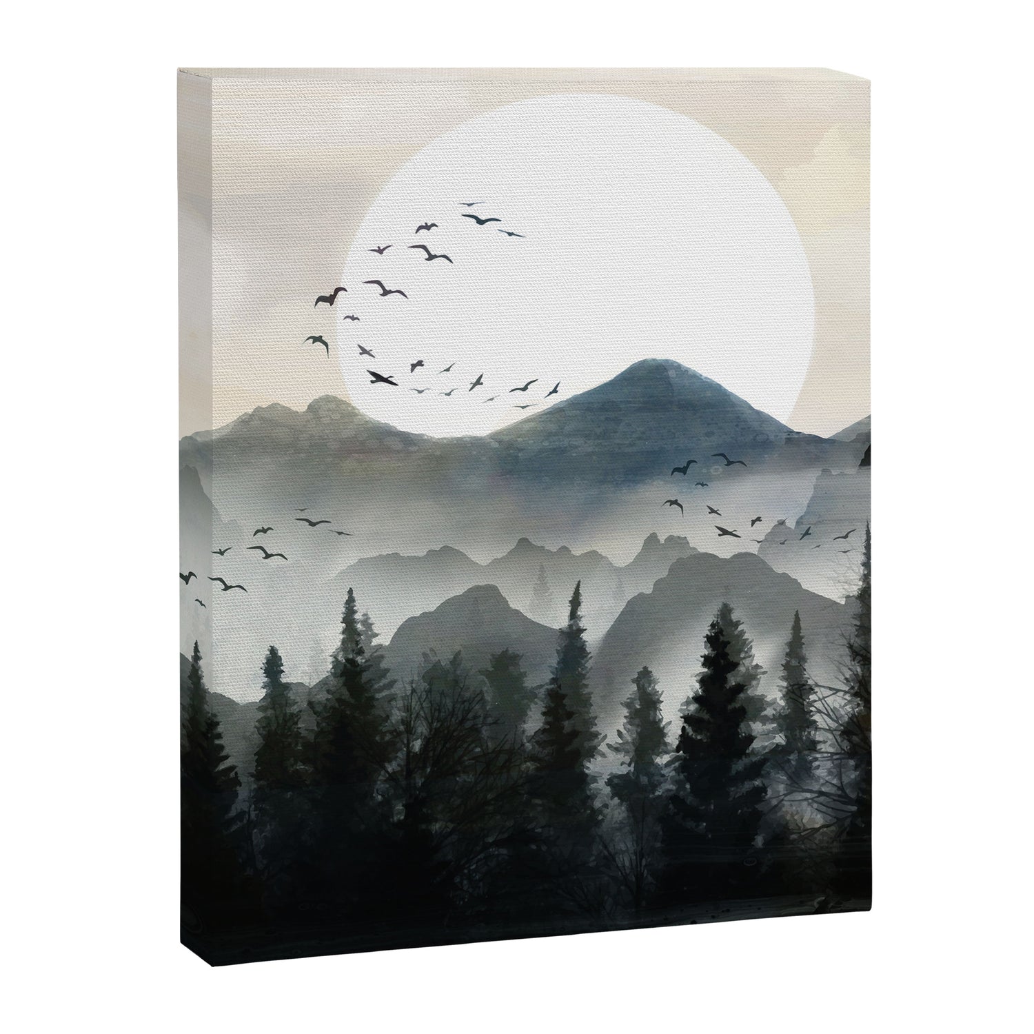 Midnight Forest Canvas Print Gallery Image 3