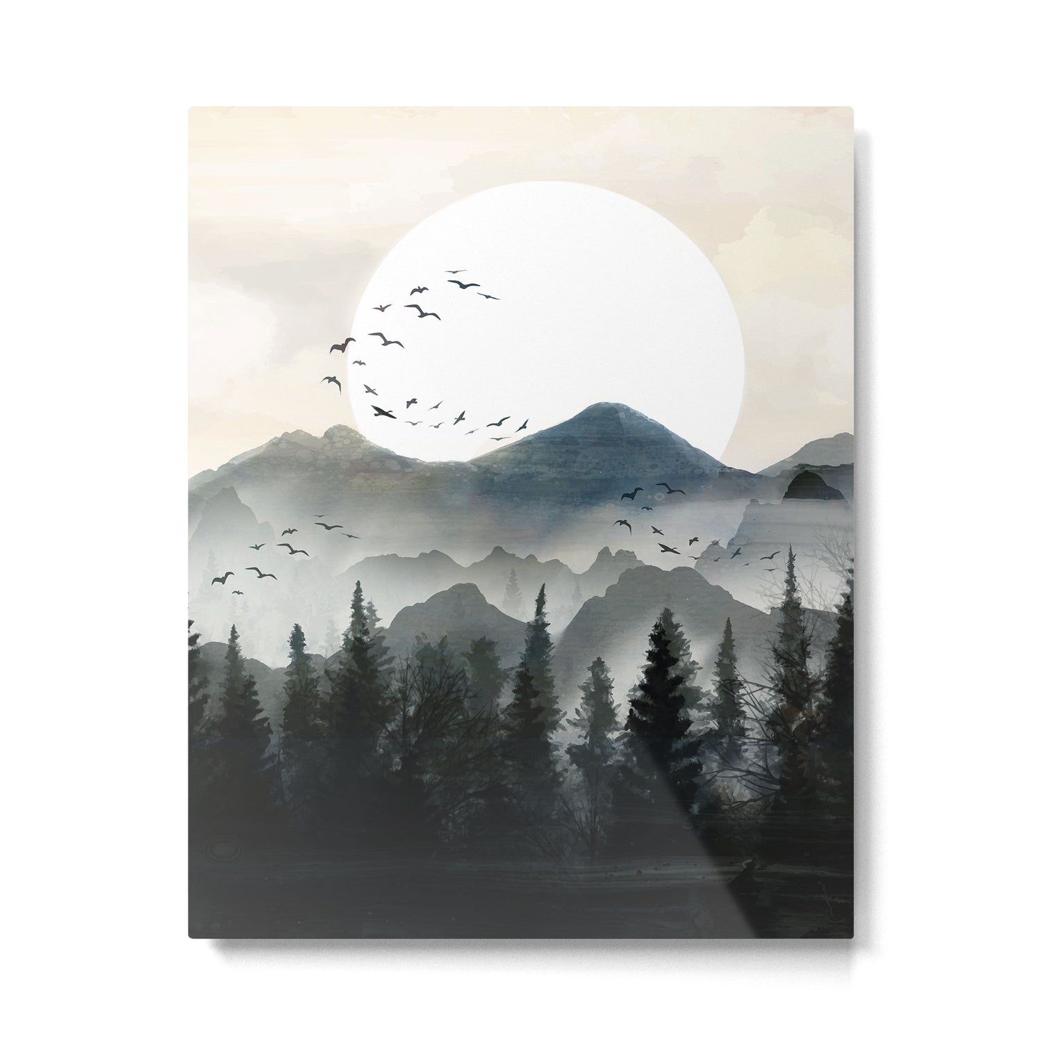 Midnight Forest Metal Print Gallery Image 6
