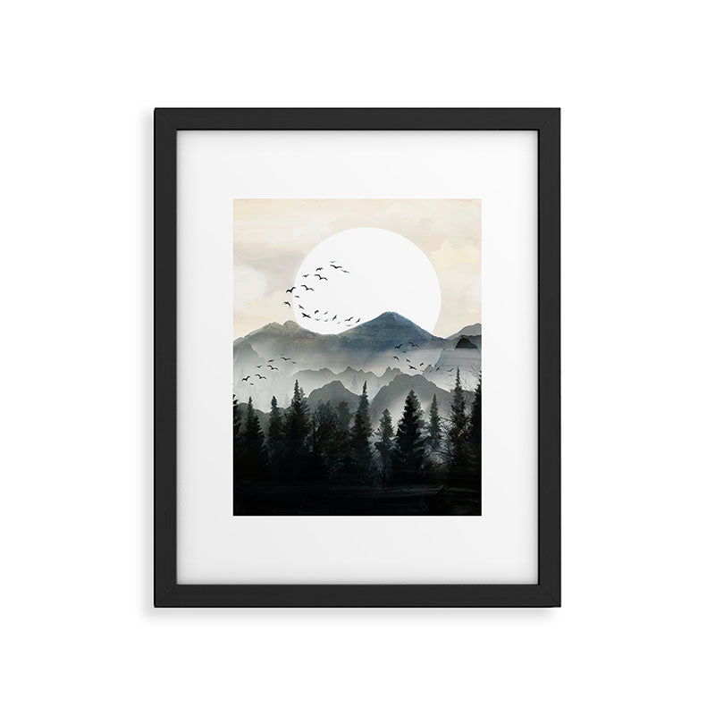 Midnight Forest Framed Art Print Gallery Image 6
