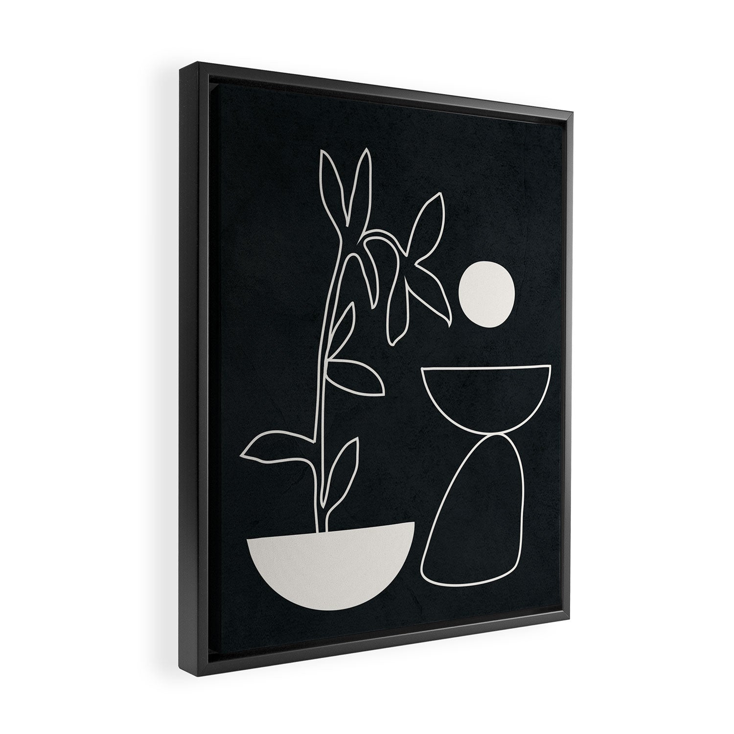 Minimal Abstract Art 10 Framed Canvas Print Gallery Image 2