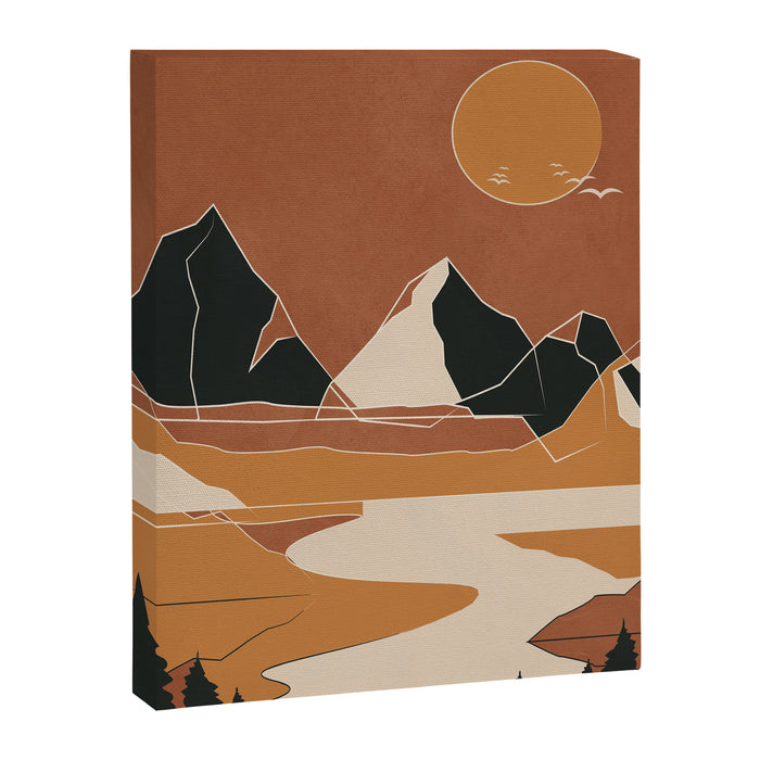 Minimal Abstract Art Landscape 03 Canvas Print Gallery Image 1