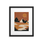 Minimal Abstract Art Landscape 03 Framed Art Print Gallery Image 6