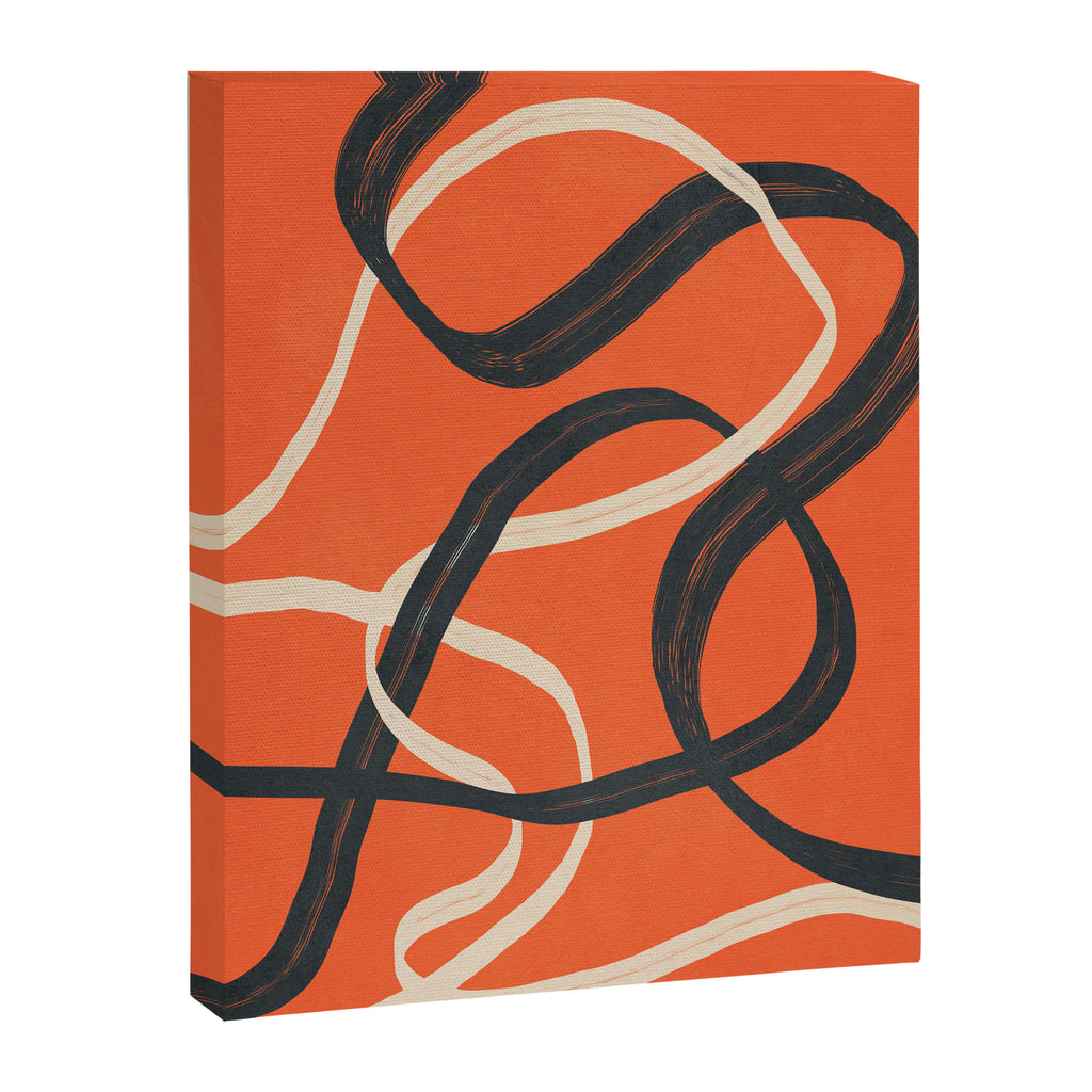 Minimal Abstract Lines Dance 2 Canvas Print Gallery Image 6