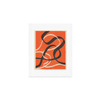 Minimal Abstract Lines Dance 2 Art Print Gallery Image 1