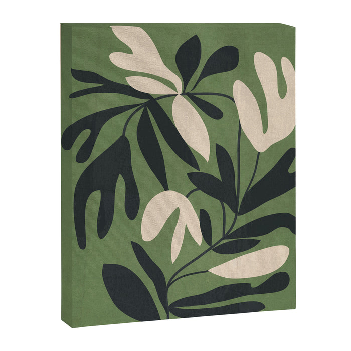 Minimal Abstract Plant Growth Canvas Print Gallery Image 1