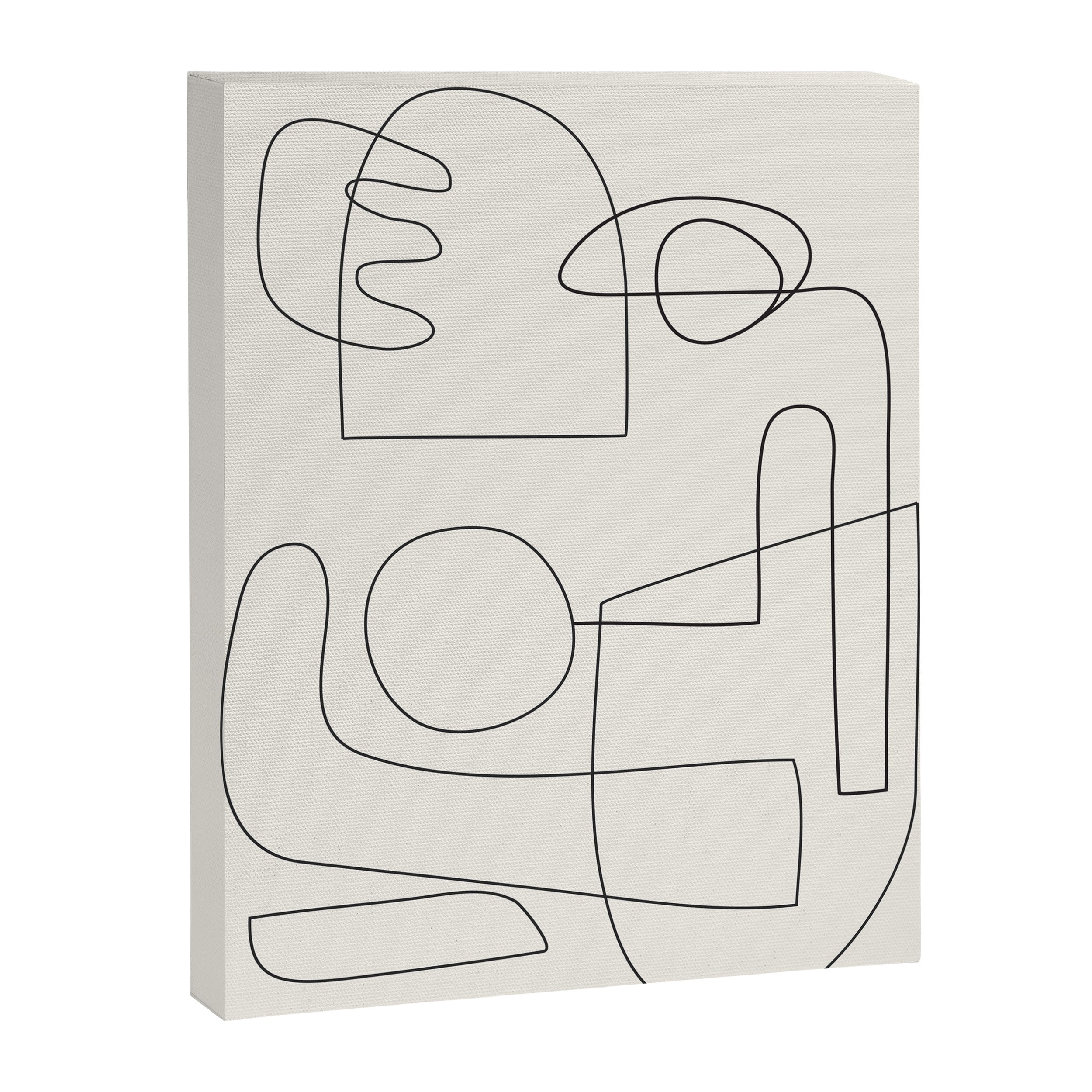 Minimal Abstract Shapes 02 Canvas Print Gallery Image 6