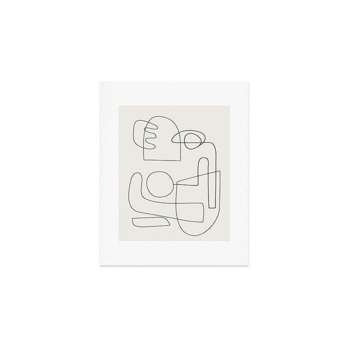 Minimal Abstract Shapes 02 Art Print Gallery Image 1