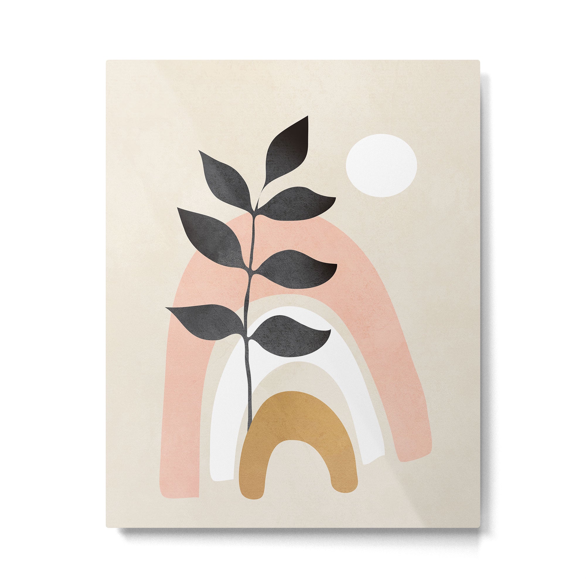 Minimal Abstract Shapes 16 Metal Print Gallery Image 6