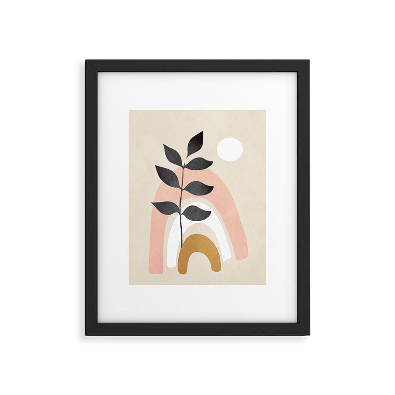 Minimal Abstract Shapes 16 Framed Art Print Gallery Image 6