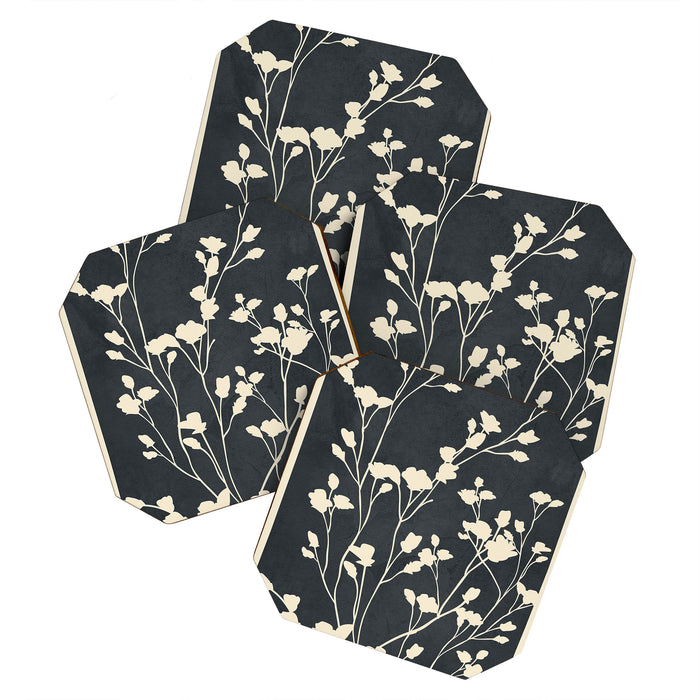 Minimal Branches Art 3 Coaster Gallery Image 1