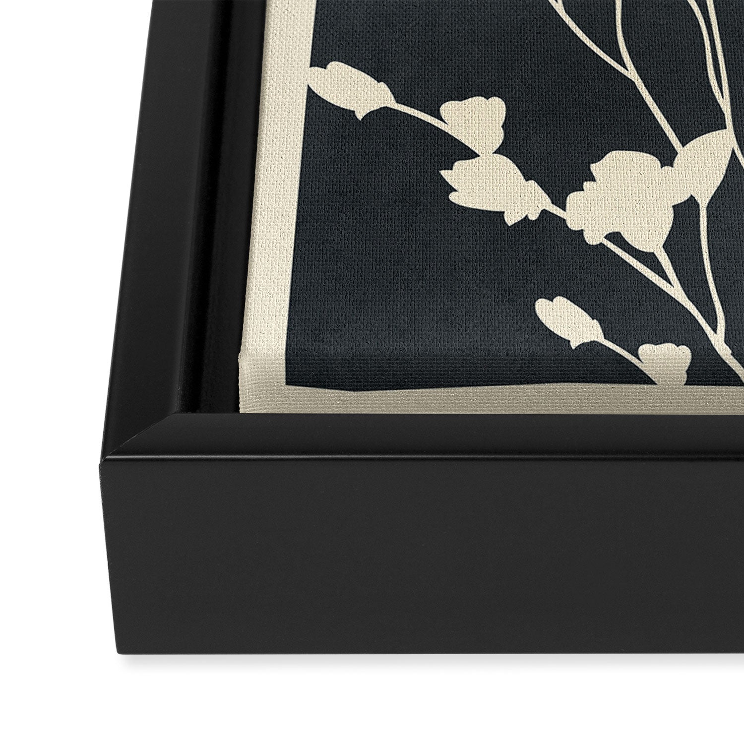 Minimal Branches Art 3 Framed Canvas Print Gallery Image 3