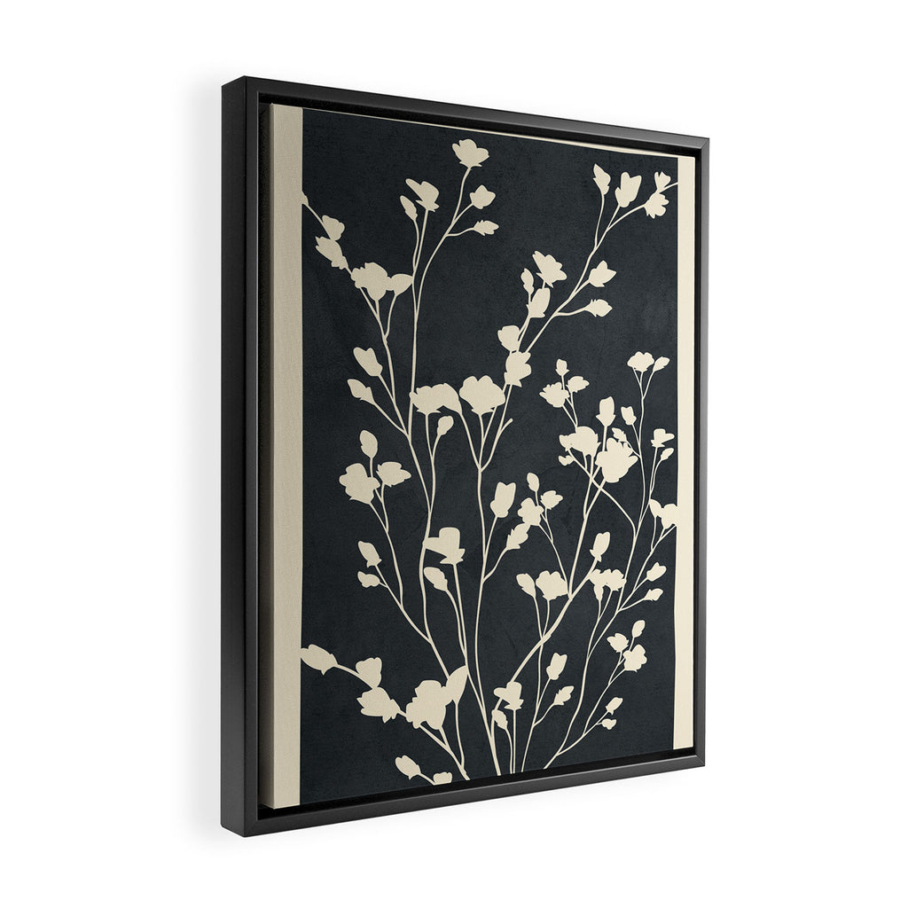 Minimal Branches Art 3 Framed Canvas Print Gallery Image 2