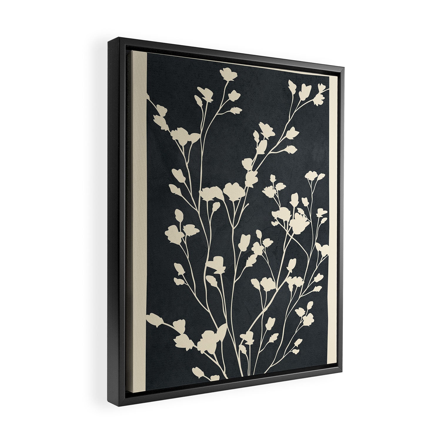 Minimal Branches Art 3 Framed Canvas Print Gallery Image 2