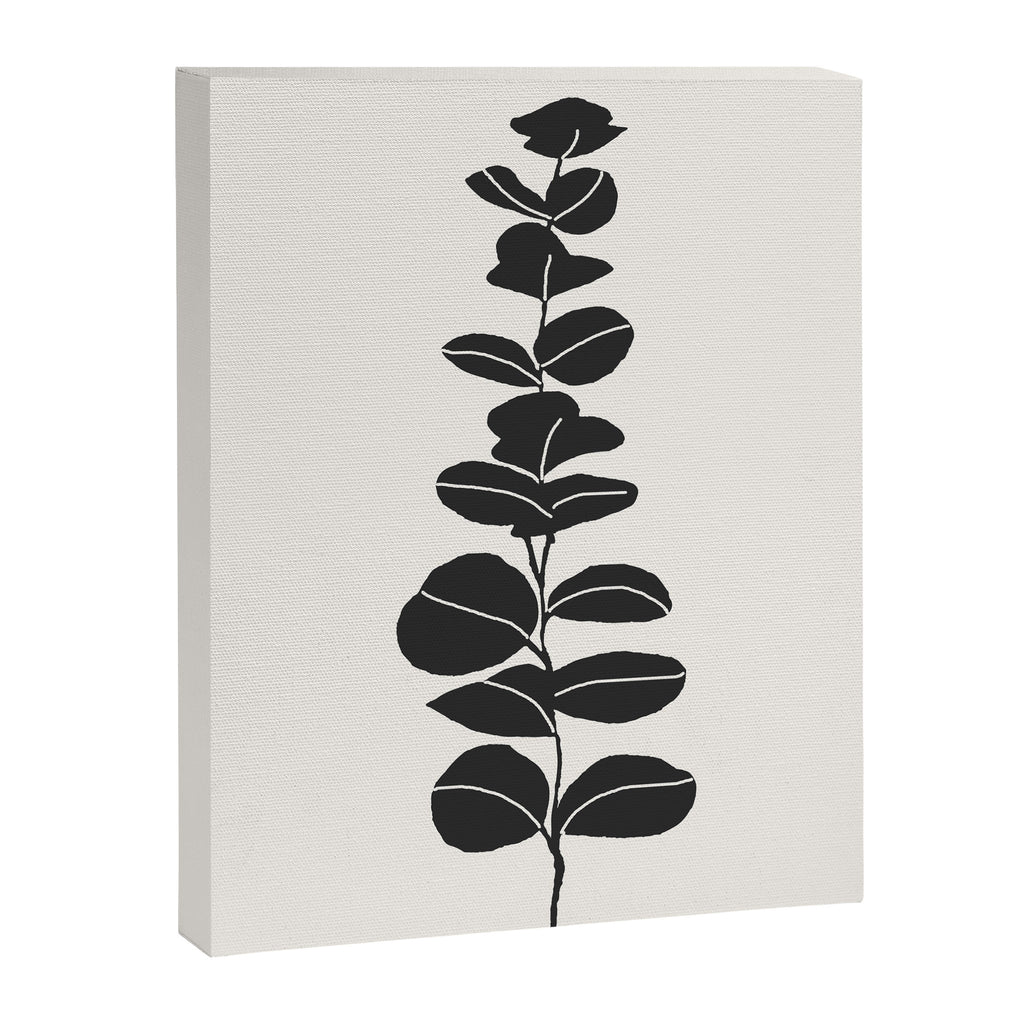 Minimal Eucalyptus Line Art Canvas Print Gallery Image 6