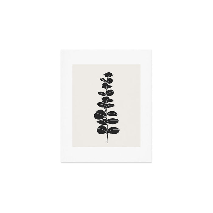 Minimal Eucalyptus Line Art Art Print Gallery Image 1