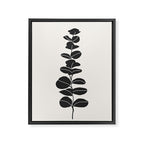 Minimal Eucalyptus Line Art Framed Canvas Print Gallery Image 6
