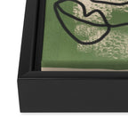 Minimal Face Impression 1 Framed Canvas Print Gallery Image 3