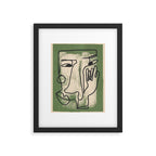 Minimal Face Impression 1 Framed Art Print Gallery Image 5