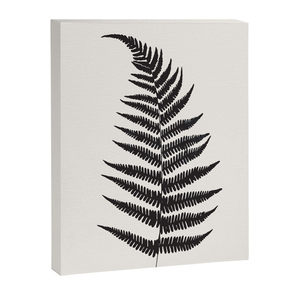 Minimal Fern Leaf Canvas Print Gallery Image 6